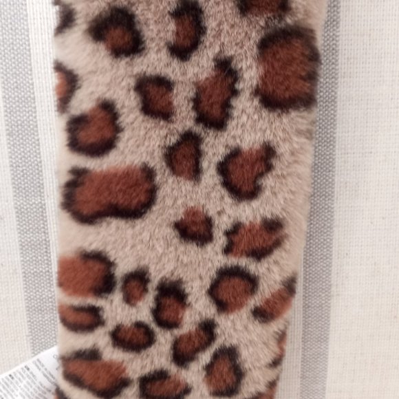 'CHICO'S' Faux Fur Collar/Scarf Ocelot NWT 100% Polyester - Picture 1 of 8